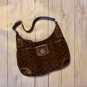 Coach Hampton Brown Hobo Bag #F13971